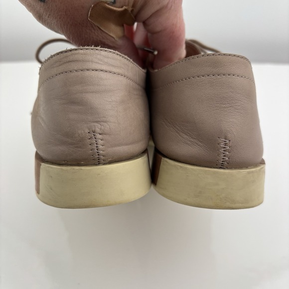 Camper Bowie Women minimalist Shoes Loafer Sz 7 Quiet Luxury Beige Tan Normcore - Picture 8 of 11